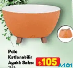POLO KATLANABİLİR AYAKLI SAKSI 6,3 L
